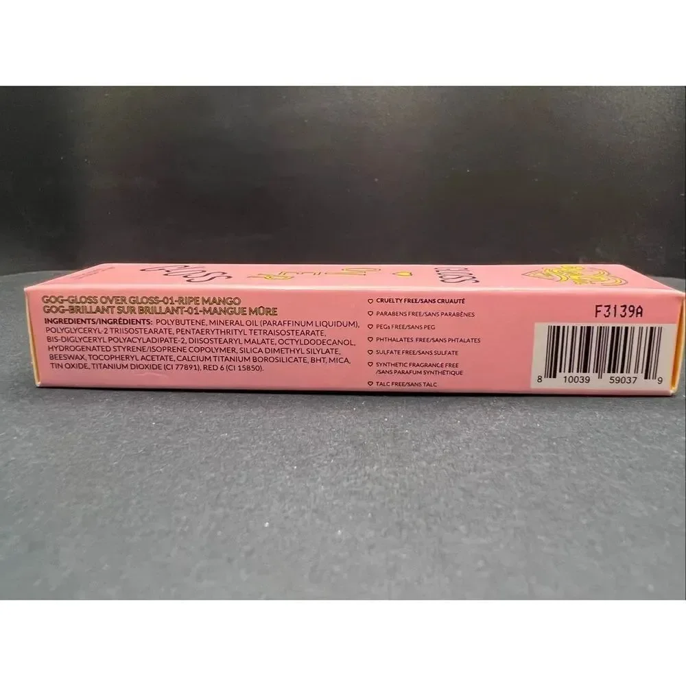 New in Box KimChiChic Beauty Gloss Over Gloss GOG01 Ripe Mango 0.118oz / 3.5ml